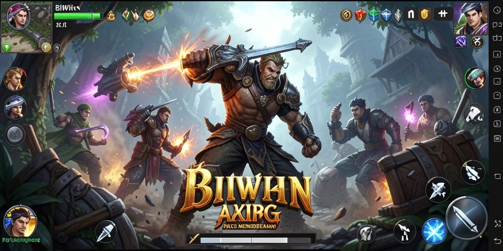 Tampilan gameplay <strong>BIWIN</strong> yang penuh aksi dan petualangan.
