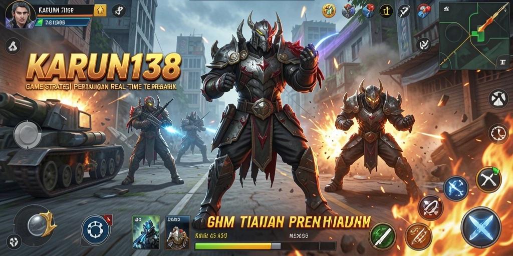 Tangkapan layar menunjukkan pertempuran seru dalam gameplay SLG.