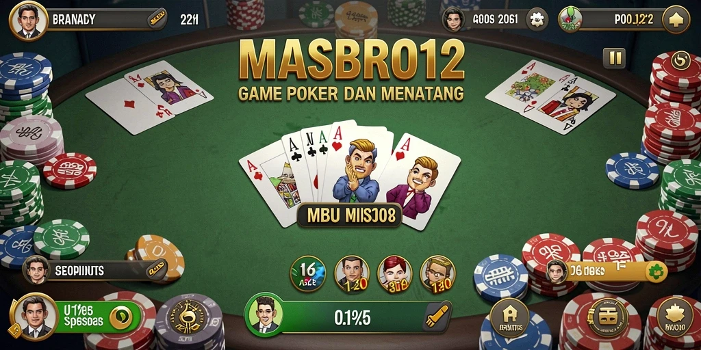 Screenshot menampilkan gameplay yang intens dan menarik dari MASBRO12.