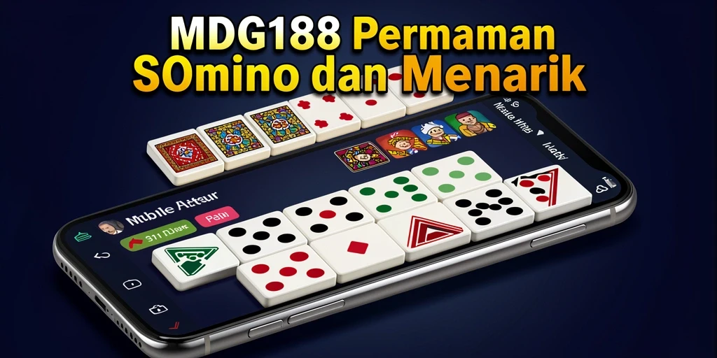 Tampilan menarik gameplay Domino di MDG188 yang mengasyikkan.