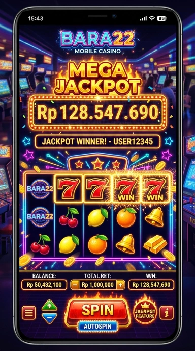 Pengguna menikmati unduhan cepat di bara22.
